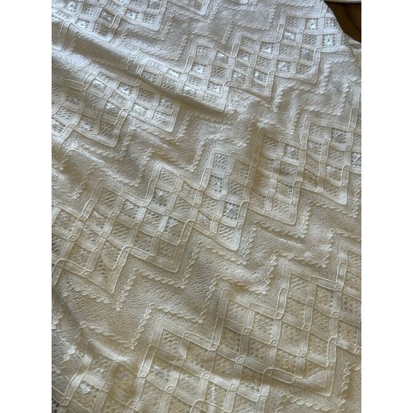 Emerald Sundae Cocktail Dress, Size Small, Lacey White - Picture 5 of 10